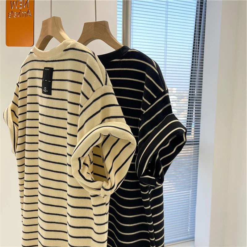 Korean Style Striped T-Shirt