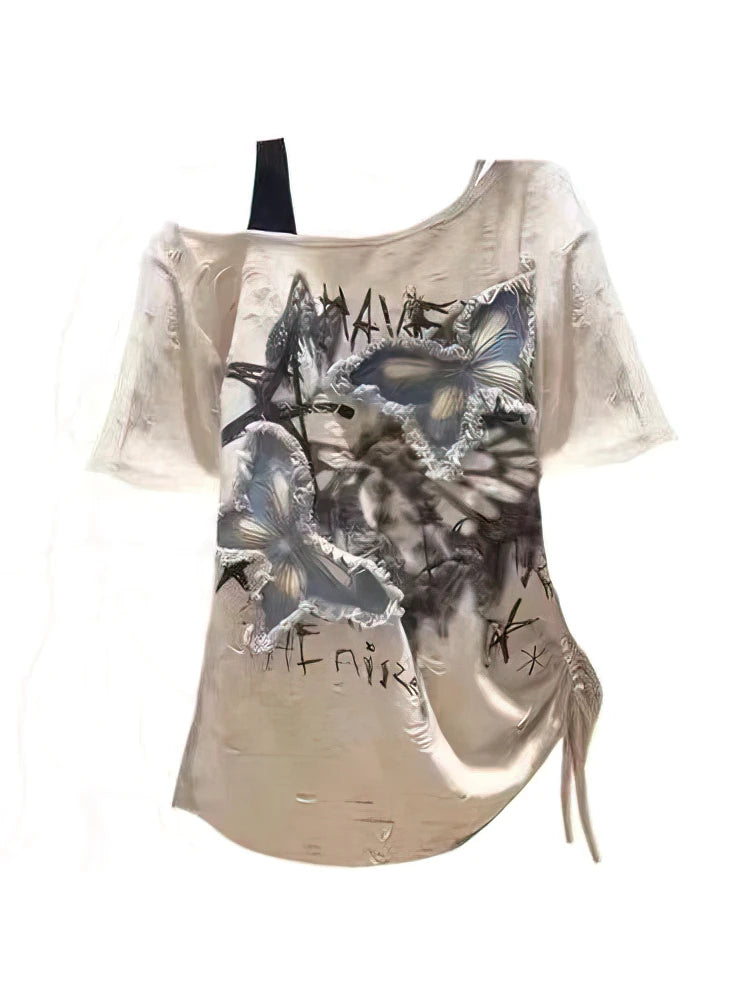 Vintage Y2k Off shoulder